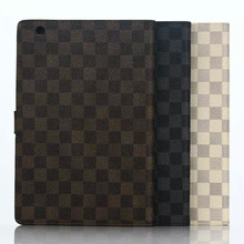 Luxury plaid stand Pu leather case cover For Sony Xperia Z4 10 1 tablet with card