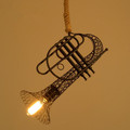 Industry Retro Originality Rope Chandelier American Clothing Store Bar Cafe Personality Art Decoration Chandelier Free Shipping