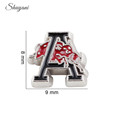 Free Shipping 20PCS Lot NFL Arkansas Razorbacks Sports Football Teams Floating Locket Charms For Glass Memory