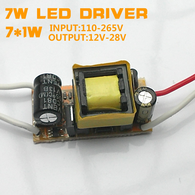 Buy 7*1W LED driver 7W LED Transformer high power/5730