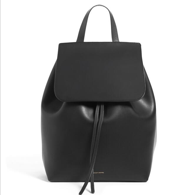 2016 Famous Brand Mansur Gavriel women real leather backpack lady genuine leather backpack, leather schoolbag.free shipping