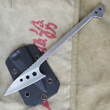 EDCgear Fishing Knife EDC Outdoor Survival Hunting Knife Full blade Spear Gun Black Sheath Lanyard E-01B