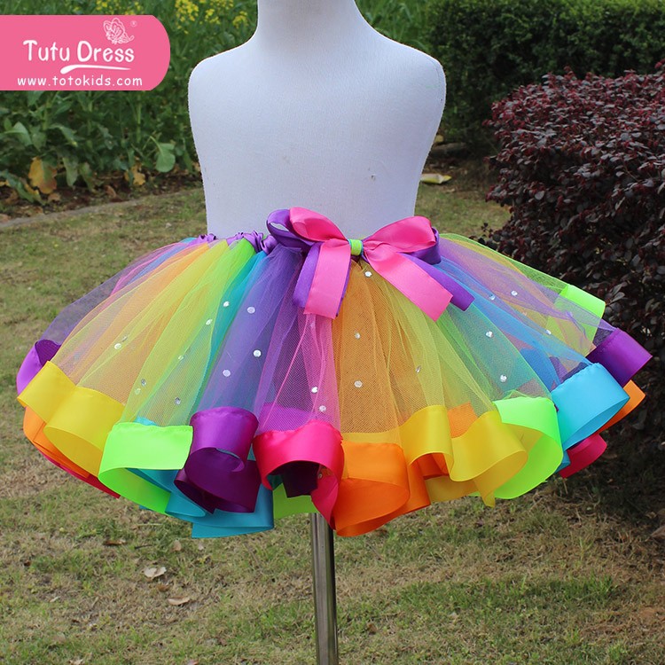 rainbow tutu skirt