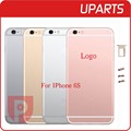 10pcs lot Hight Quality For iphone 6S housing Grey White Gold Rose metal alloy back cover
