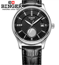2015 new fashion retro thin case mechanical hand wind men casual leather strap wristwatches classic skeleton