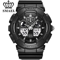 SMAEL Fashion Watch Men Waterproof LED Sports Military Watch Shock Resistant Men s Analog Quartz Digital