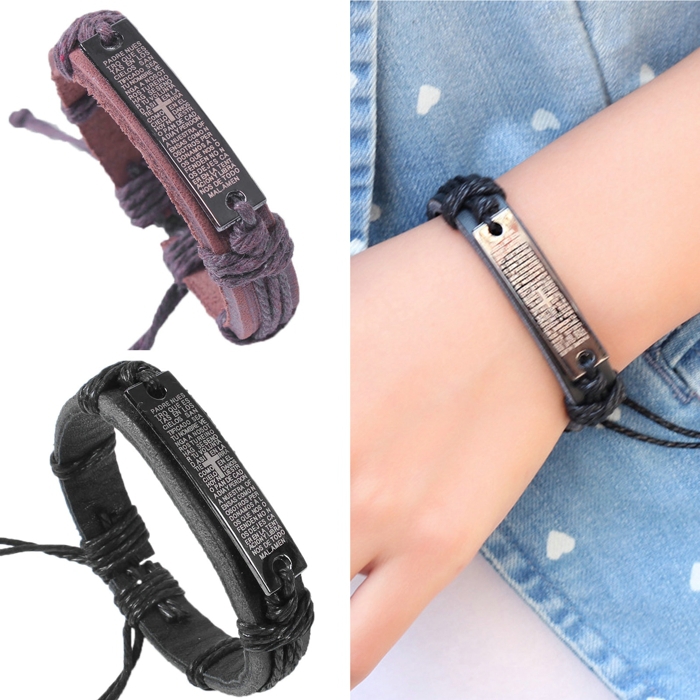 2015 Charm Genuine Leather Bracelets for Women Men Gifts 100 Brand For 4 Colors Bracelets Bangles