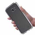Luphie Luxury Aluminum Bumper for Samsung S7 for Galaxy S7 edge Phone Cases Back Leather Sticker