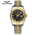 Montre Femme 2016 Watches Women High Quality Waterproof GUANQIN Brand Fashion Gold Dress Clock Women Watch