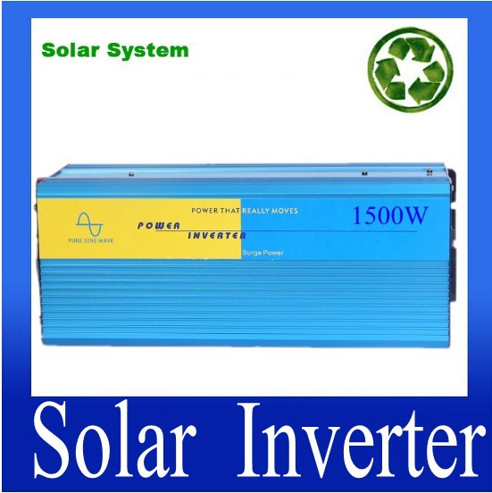 CE&RoHS Approved,1500w solar inverter,12v 24v 48v dcto 110v 220v 240v ac 50Hz/60Hz pure sine wave,one year warranty