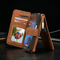 2 in1 Luxury Genuine Leather Magnet Flip Case for Samsung Galaxy S7 S7 Edge Phone Bag