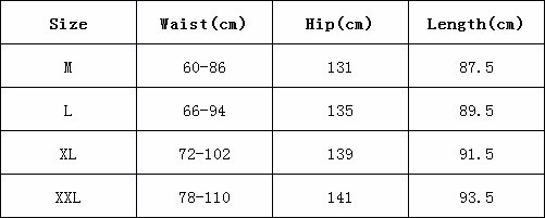 HAREM PANT SIZE