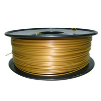 gold color 3d printer filament PLA/ABS 1.75mm/3mm 1kg/2.2lb Plastics Consumables Suitable for MakerBot/RepRap/Cubify/UP