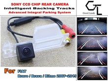 For FIAT Bravo / Brava / Ritmo 2007~2015 Car Reverse Rear Camera with Parking Assistance Tracks Module / HD CCD Night Vision