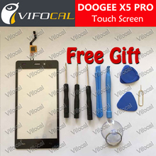 DOOGEE X5 PRO Touch Screen 100% New Original Digitizer Glass Panel Replacement repair accessory For Mobile Phone + Free shipping