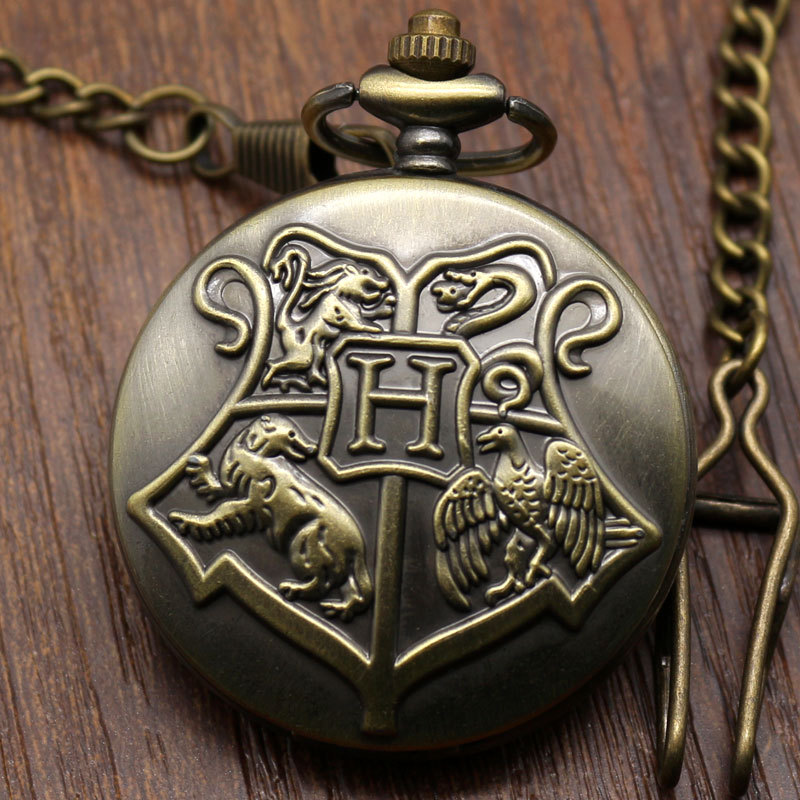 Гарри поттер ожерелья хогвартс крест выродка подарки карманные часы с цепочкой