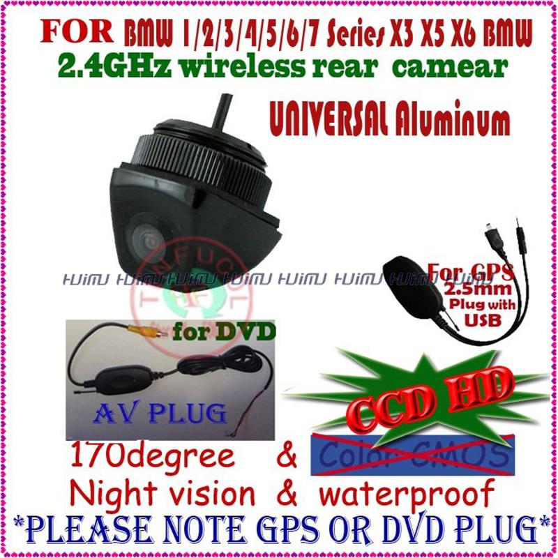 wireless CCD HD camera car rear monitor rearview camera paking assist backup view for BMW 1/3/5/6/7 Series x3 x5 x6 BMW Aluminum