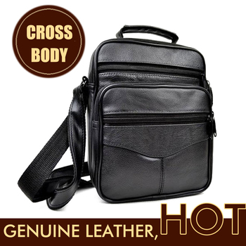 2015 мужская сумка натуральной кожи массажер мешок полный зерно кожа креста тела сумки сушильные текстуры кожаная сумка 25 * 19 * 9 см