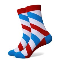Free Shipping combed cotton brand men socks colorful dress socks 5 pair lot