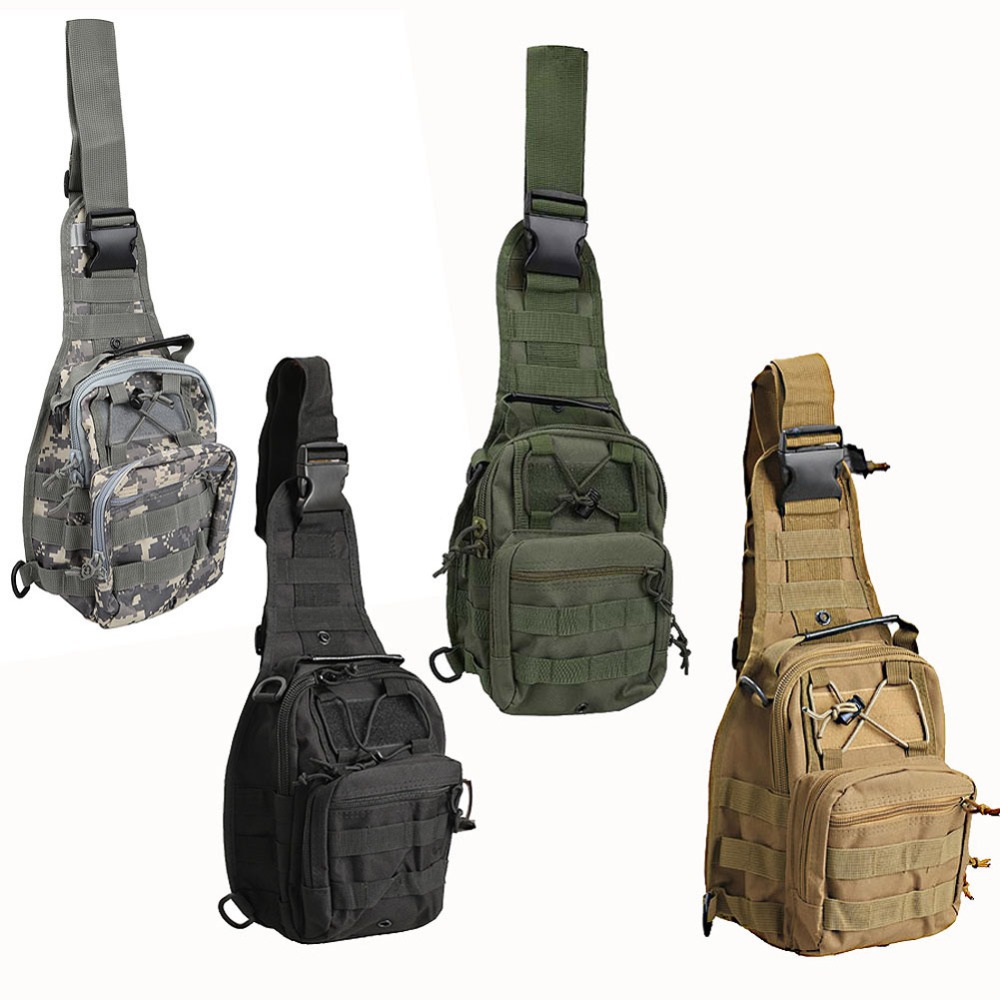 Outdoor Crossbody Shoulder Bag Nylon Military Haversack Tactical Men s Casual Bag B2C Shop