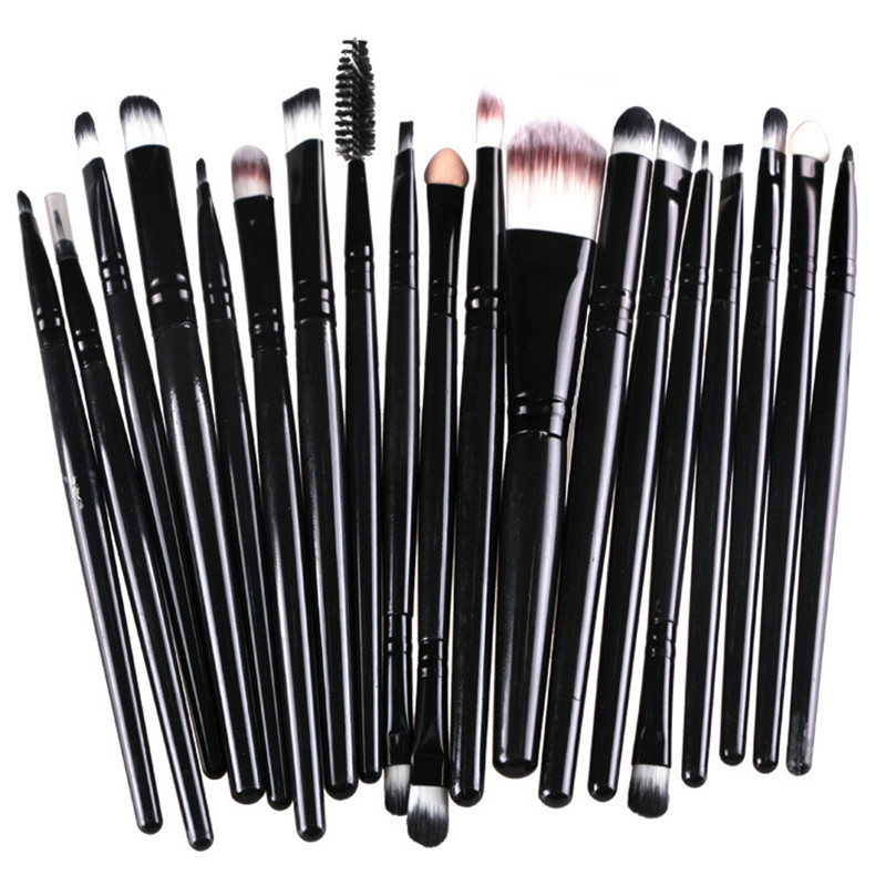 16 color Professional 20 pcs font b Makeup b font Brush Set tools Make up Toiletry