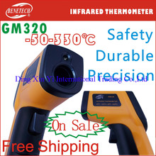 Digital Infrared Thermometer Themperature Pyrometer IR Laser Point Gun Non-Contact 330 degree Free Shipping High Quality
