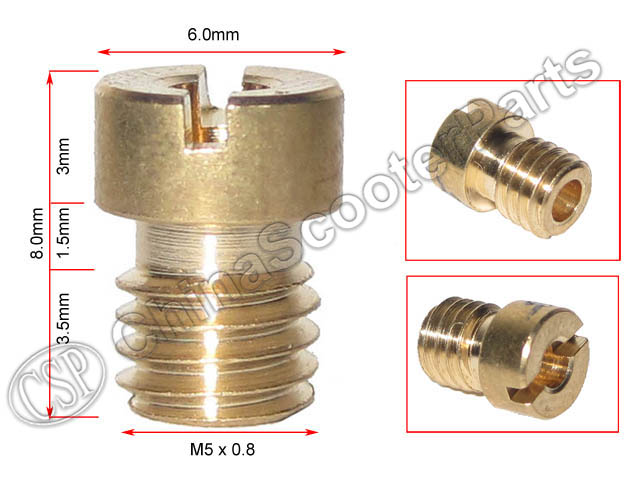 12PCS M5 Round Main JET For Keihin CVK PE PZ PWK OKO KOSO CB CG font