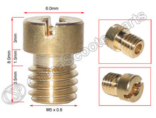 12PCS M5 Round Main JET For Keihin CVK PE PZ PWK OKO KOSO CB CG GY6 Carburetor ATV Buggy Scooter Dirt Super Bike Chopper