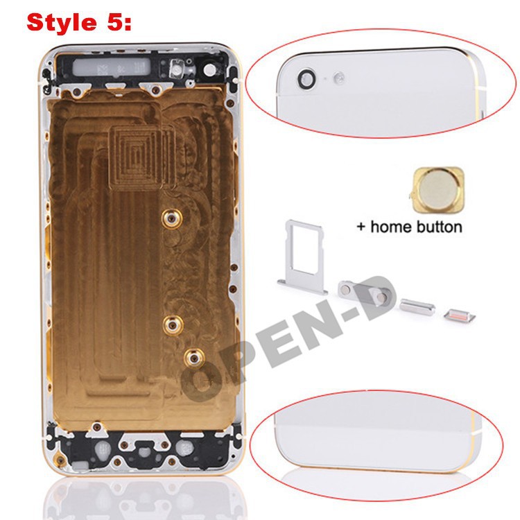 open-d black gold edge housing for iphone5 05