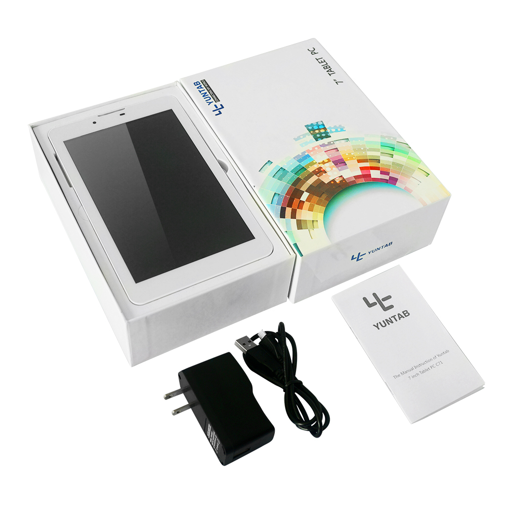 Free shipping C71 tablet pc 7 dual Camera quad core WiFi Bluetooth 800 1280 phone call