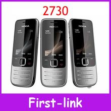 2730 Original Unlocked Nokia 2730 cell phones 1020mah 2mp camera One Year Warranty FREE SHIPPING in