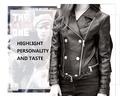 Free shipping DHL fashion slim Genuine leather women jackets cool motorbiker plus size sheepskin jacket Brand