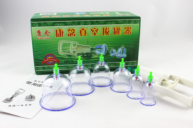 Chinese Medical Vacuum Cupping Device Vacuum Pull Cylinders Cupping Kit Body Suction Health Massage Therapy