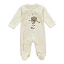 Retail New Arrival100% Pure Cotton Girl Boy Baby Pajamas Cute Bear Baby Blanket Sleepwear & Robes