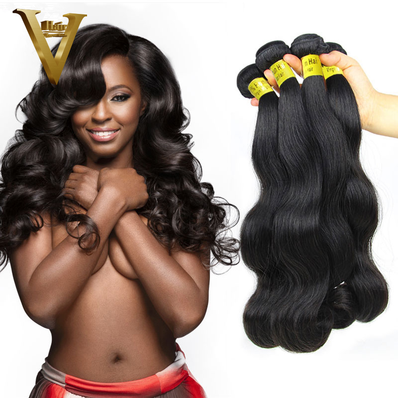 Unprocessed A Quality Brazilian Virgin Hair Body Wave Human Hair Extension Pcs Lot Cheap