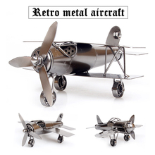 NEW Miya HF106 DIY Retro Iron Drone Mode Creative Home Furnishing Ornaments Airplane model Children’s Gift Toys