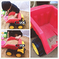 3 Style Beach Car Truck Model Inertial Plastic Bulldozer Excavator For Children Toys Dump Truck Christmas