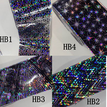 20cm explosions,diy Symphony irregular Nail Accessories Transfer nail sticker nail Aurora glass paper Star stickers