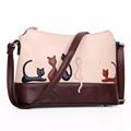 Hot Sale Women Cat Rabbit PU Leather Girls Shoulder Bag Cross Body Purse Lady Messenger Crossbody