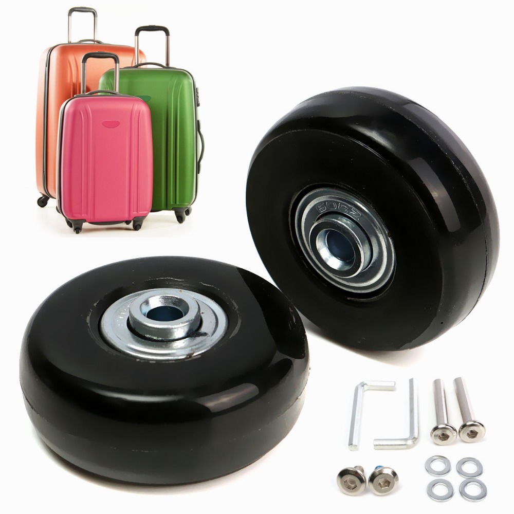 2pcs/Lot _ Luggage Suitcase Replacement Wheels Axles Deluxe Repair 50 * 22mm