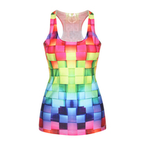 2016 Summer Spider 3d Printed Tank Top Women Sleeveless Camisole Sport T Shirt Casual Tees Fitness Blusas Tops 02