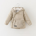 2 6 Years Old Baby Winter Thickened Hooded Pure Cashmere Cotton Padded Clothes Boy s Girl