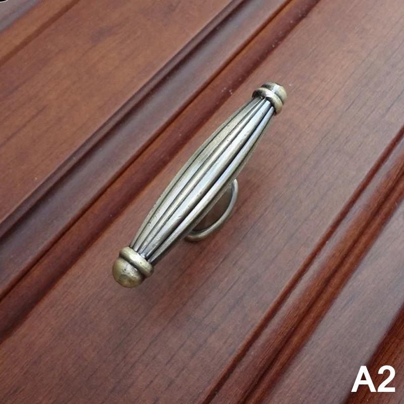Гаджет  10pcs 67mm cabinet handle Knobs Zinc Alloy Kitchen Furniture pulls retro antique drawer handle brass color None Мебель
