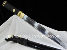Longquan sword; hundred steel blade knife; pattern steel katana sword; martial arts; art manual Gifts sword/camping equipment