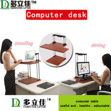 Standing desk home desktop computer desk can lift mobile workstations(China (Mainland))