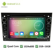 Quad Core Android 5.1.1 1024*600 Car DVD Player Radio Audio Stereo Screen For Opel Vectra Corsa Zafira Tigra Combo Astra Antara