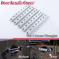 Aluminum 4 Door Handle Cover Tailgate Handle Cover for Jeep Wrangler Jk 2007 2015 car door