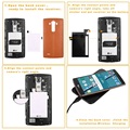 Qi Wireless Charger Charging Receiver Sticker With NFC Antenna IC Chip Module Replacement For LG G4