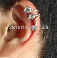 hot new style fashion wind leaves ear cuff clip earrings jewelry accessories Free Shipping