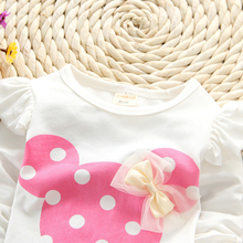 PSEEWE 2016 Kids Girls Clothing Sets Cartoon printed long sleeved suit Baby Kids Children clothing girls